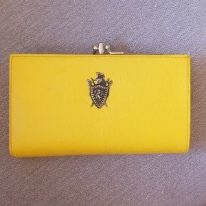 Vintage yellow wallet